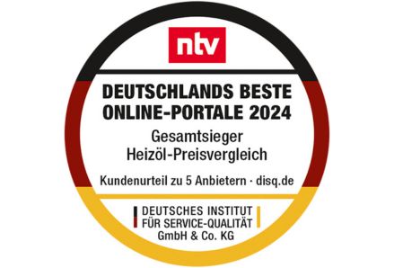 ntv Gesamtsieger Heizoel Preisvergleich HeizOel24 2024